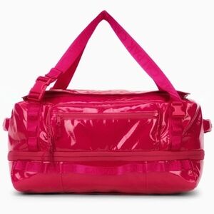 Calpak Glossy Hot Pink Travel Duffel
